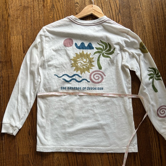 RVCA Boys Long Sleeve Tee Shirt Size Large - Picture 3 of 5